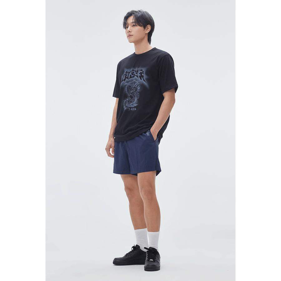 SPAO x Namgung Hyuk - Short Sleeve T-Shirt (Black) - Image 4