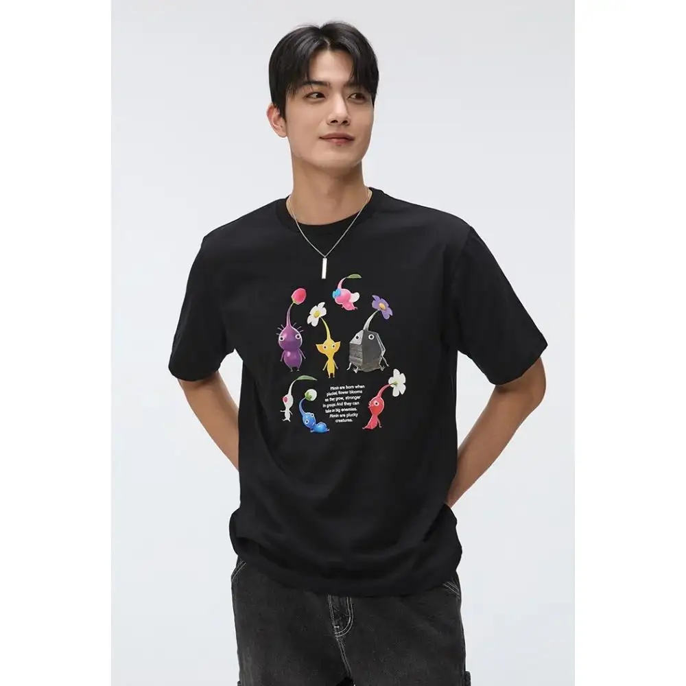 SPAO x PIKMIN - The Group Short Sleeve T-Shirt - Image 3