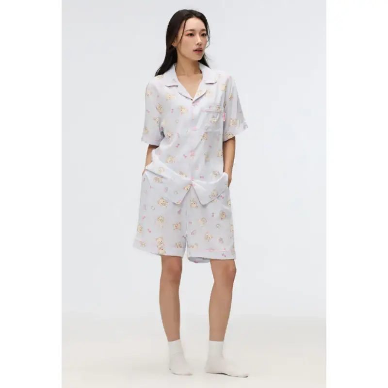 SPAO x Rilakkuma - Kuma's Summer Short Sleeve Pajamas - Image 8