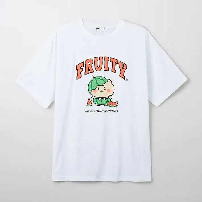 SPAO x Yurang Bear - Mixed Short Sleeve T-Shirt