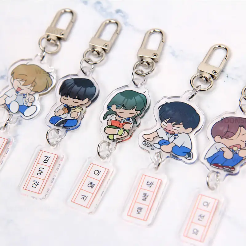 Spinach Bouquet - Summer 2-tier Acrylic Keyring - Image 8