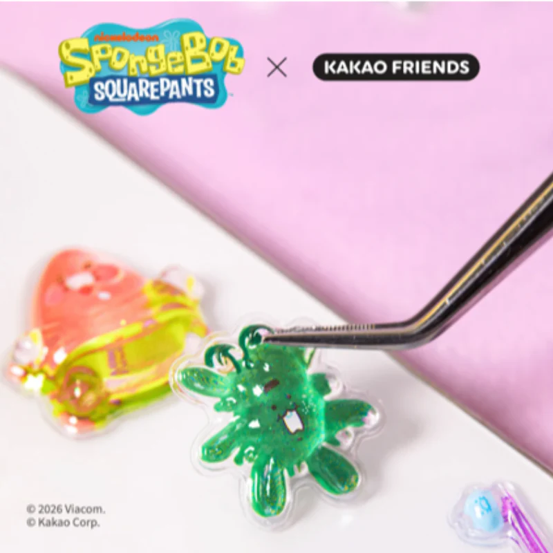 SpongeBob x Kakao Friends - 3D Bonbon Stickers - Image 2