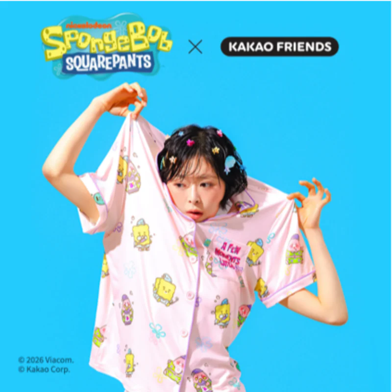 SpongeBob x Kakao Friends - Women's Pajamas - Image 3