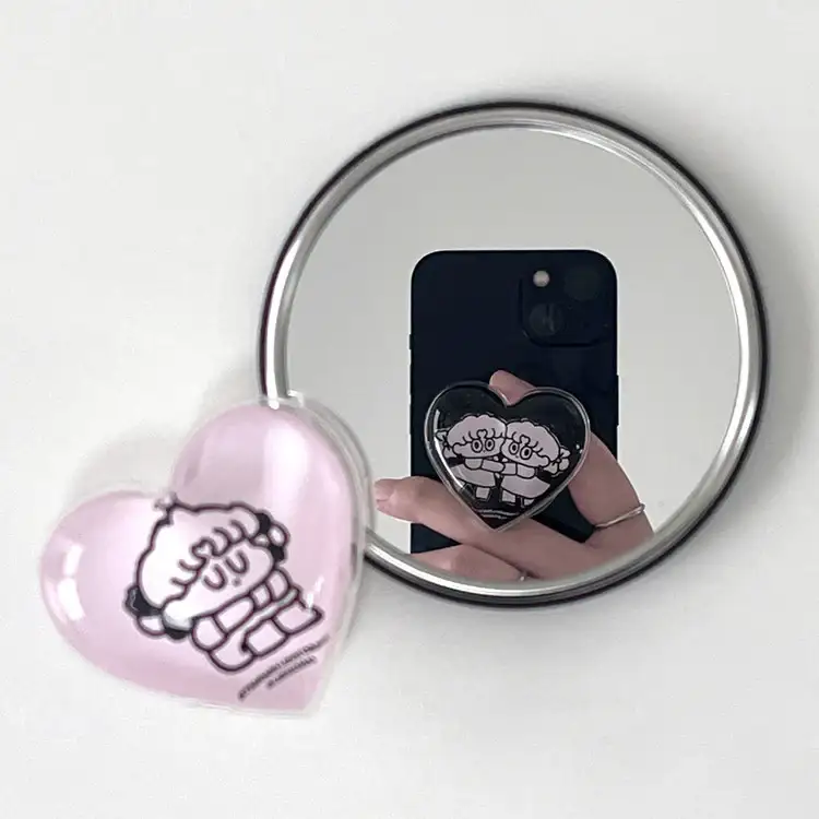 Standard Love Dance - LEEGONG Black Cherry Pie Heart-Shaped Phone Grip - Image 5