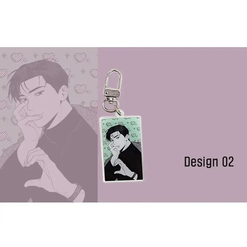 Stranger - Square Acrylic Keyring - Image 3
