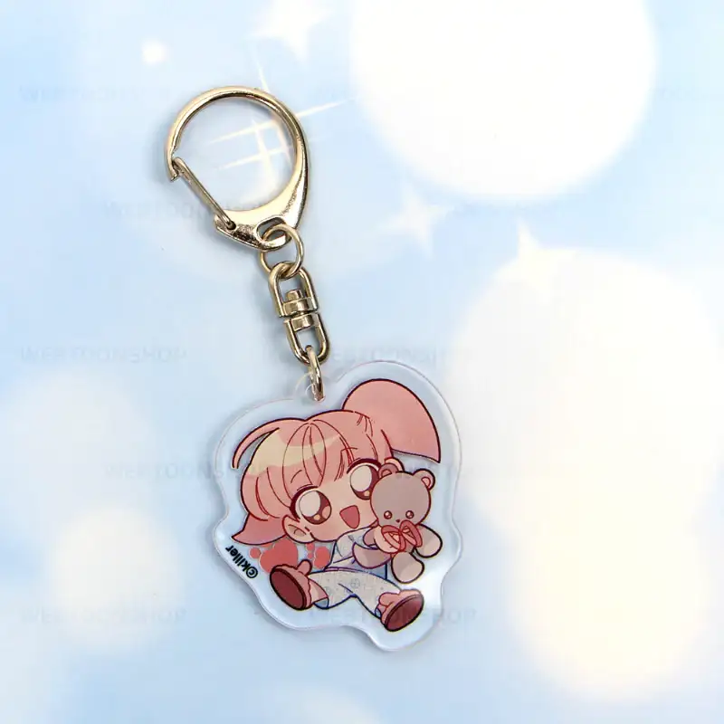 Teddy Bear - Acrylic Keyring (Double-sided) - Image 4