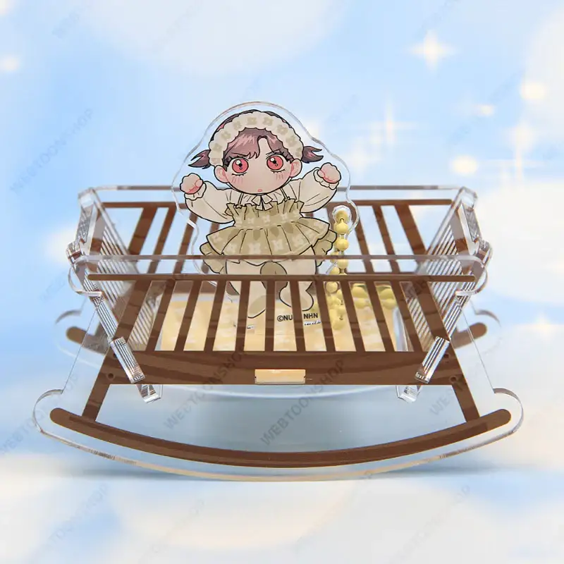 The Northern Duke Needs a Warm Hug - Rocking Crib Acrylic Stand + Charm Set - Image 2