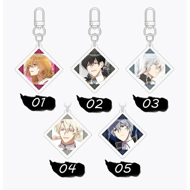 The Reason Why Raeliana Ended Up at the Duke's Mansion - 5 Acrylic Keyring desings - Image 2