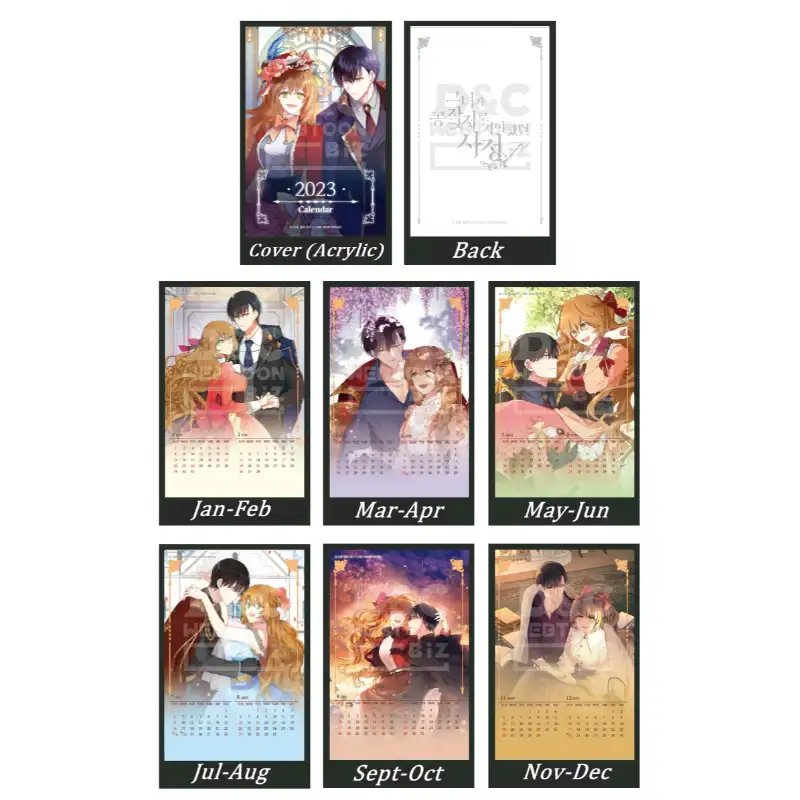 The Reason Why Raeliana Ended Up at the Duke's Mansion - Postcard 2023 Calendar Set - Image 2