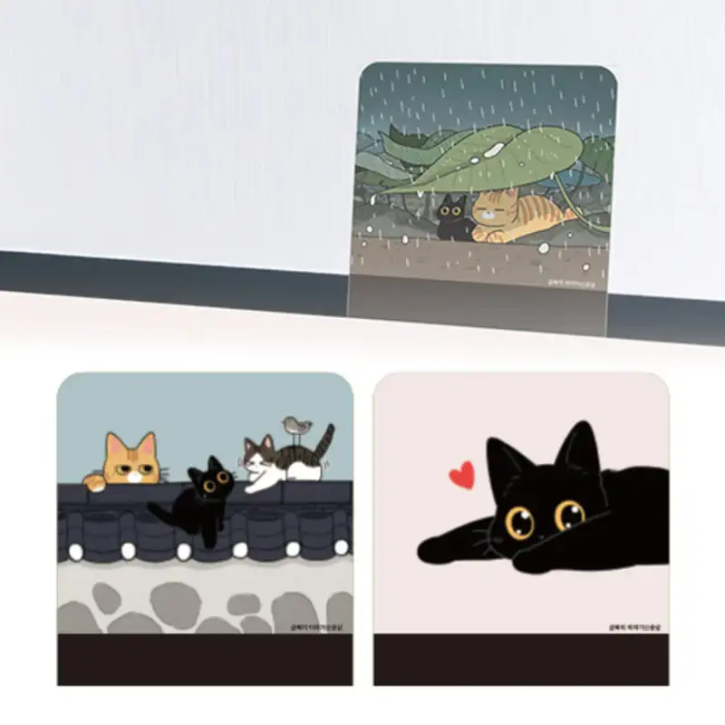 The Tale of Goldiluck, the Black Kitten - Acrylic Memo Board (Horizontal)