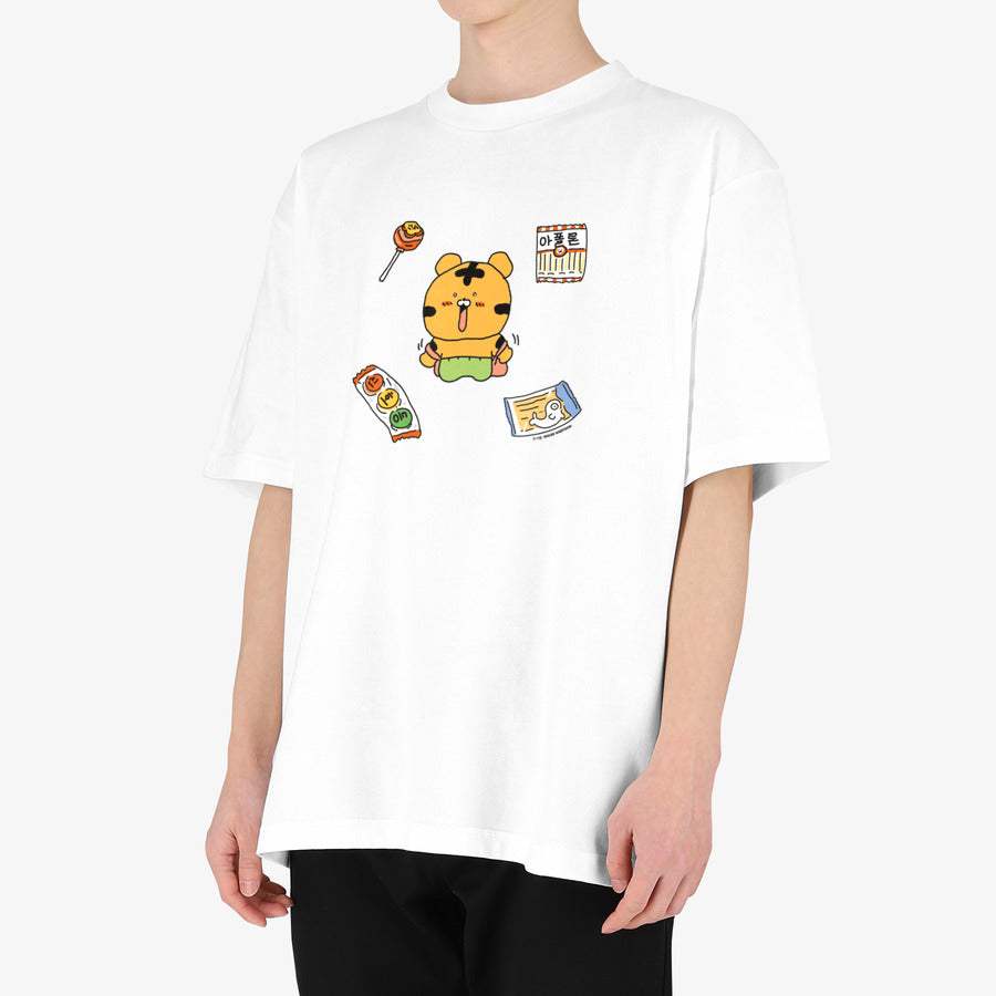 Timid Tiger Coco - Coco in Shock Premium Cotton Adult T-shirt - Image 2