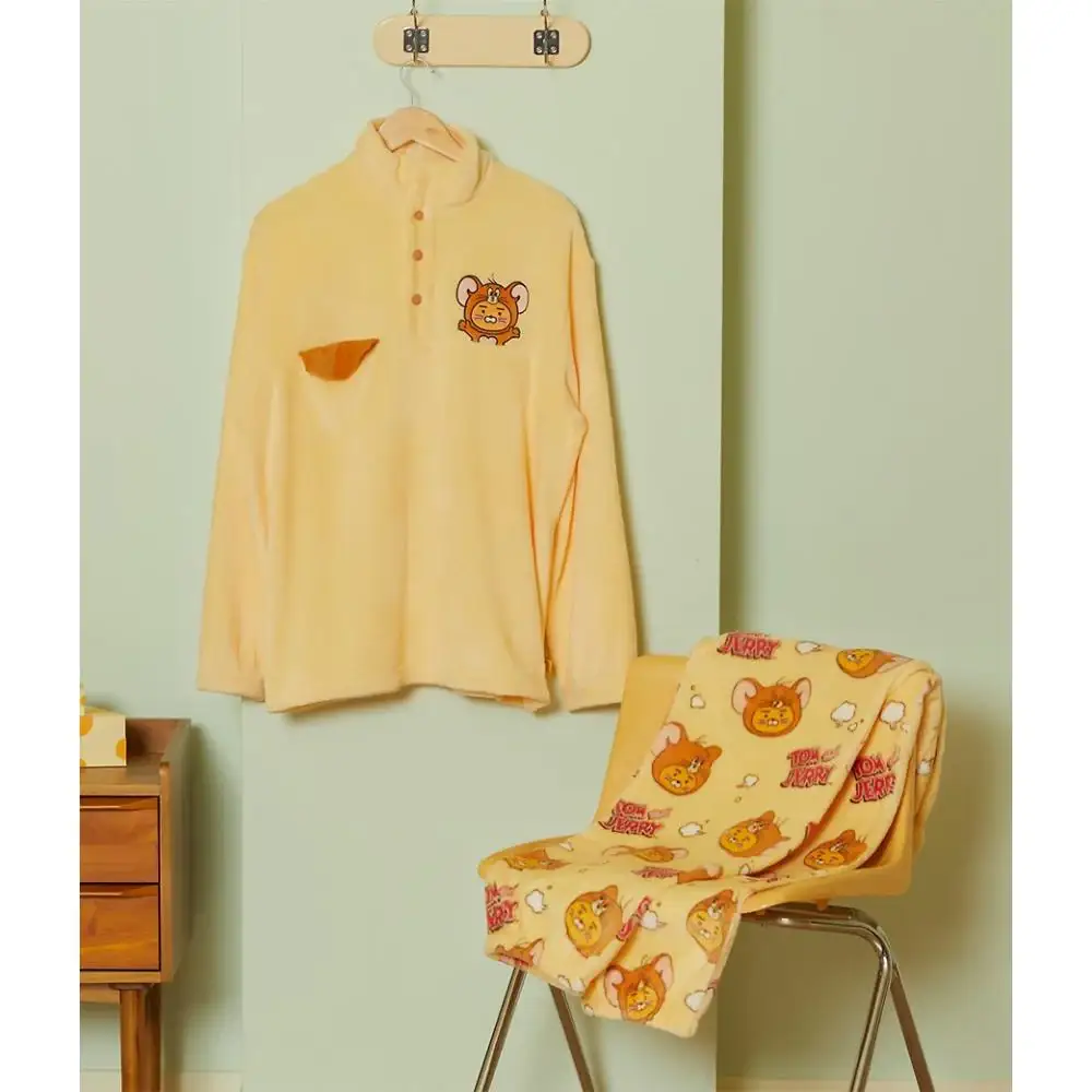 Tom and Jerry x Kakao Friends - Jerry Ryan Men's Complete Pajamas Set - Image 4