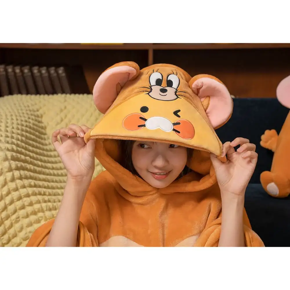 Tom & Jerry x Kakao Friends - Jerry Costume Choonsik Blanket - Image 2