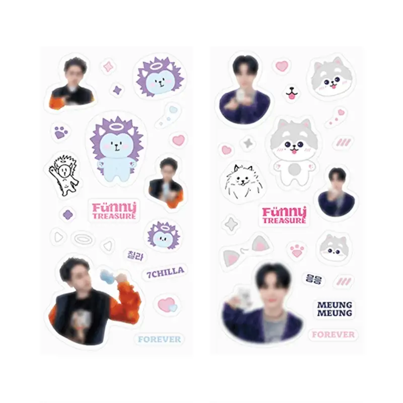 TREASURE - Funny Treasure - Clear Sticker Set - Image 2