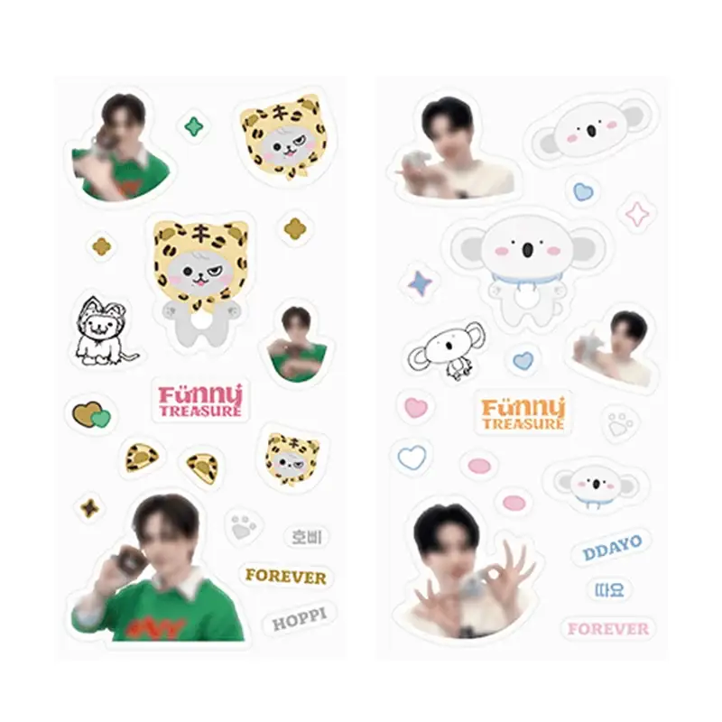 TREASURE - Funny Treasure - Clear Sticker Set - Image 3