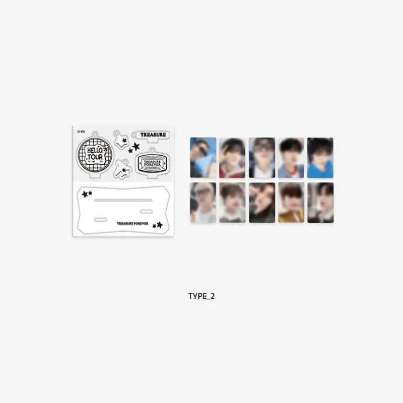 TREASURE - HELLO Tour - Acrylic Photo Card Holder - Image 4