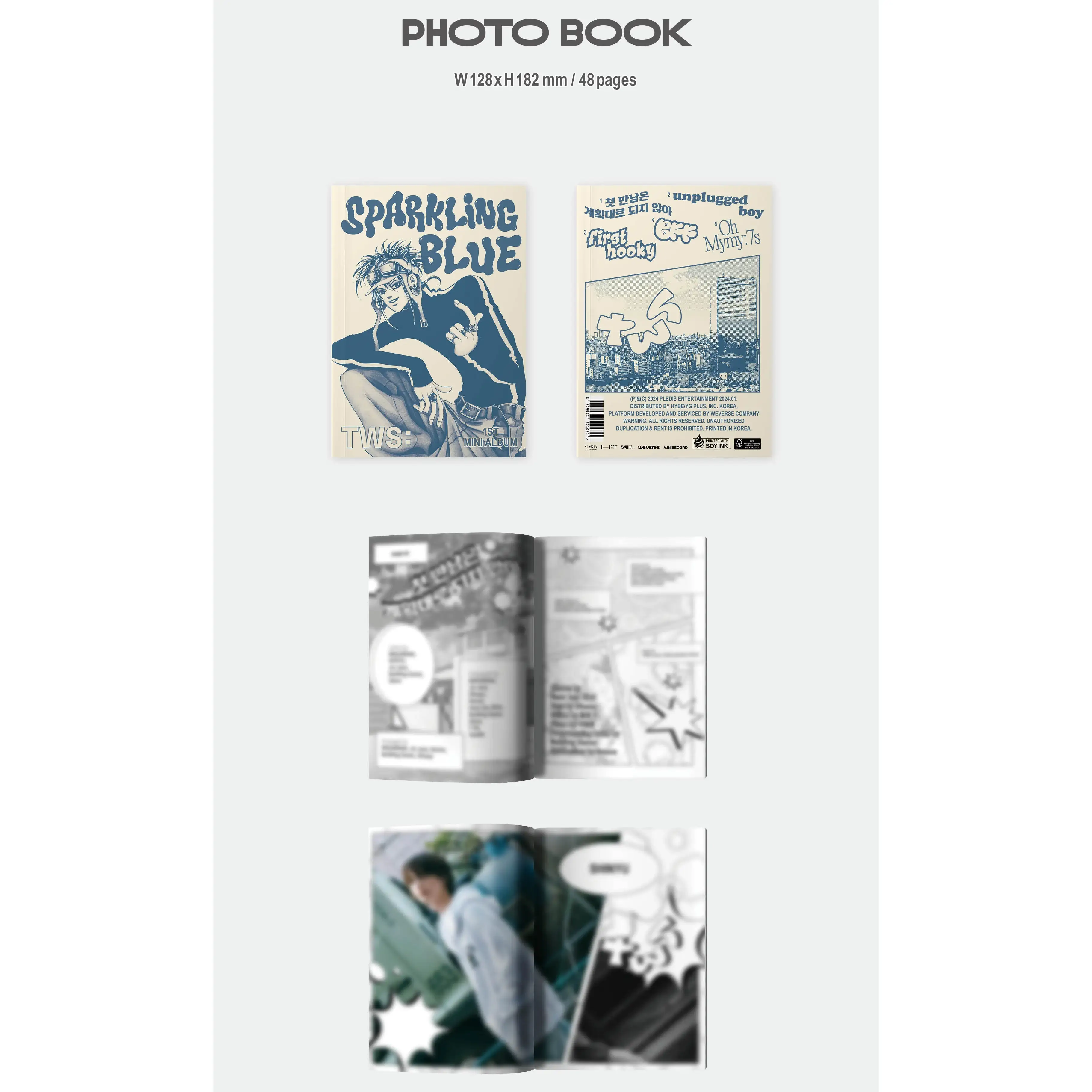 TWS - Sparkling Blue : 1st Mini Album (Weverse Album) - Image 3