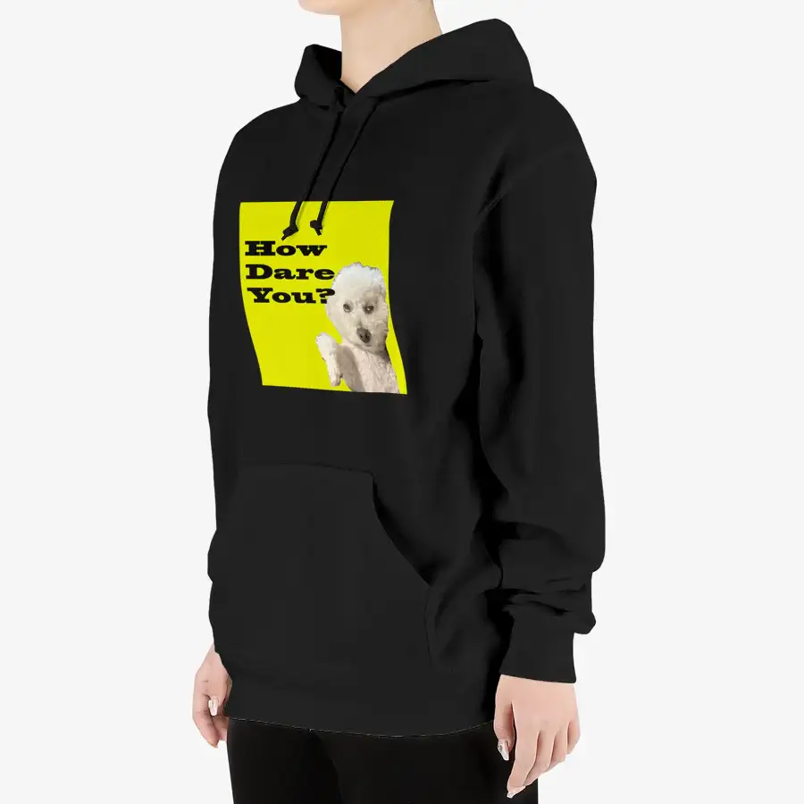 Useless Precious - How Dare You Hooded Sweatshirt - Image 14