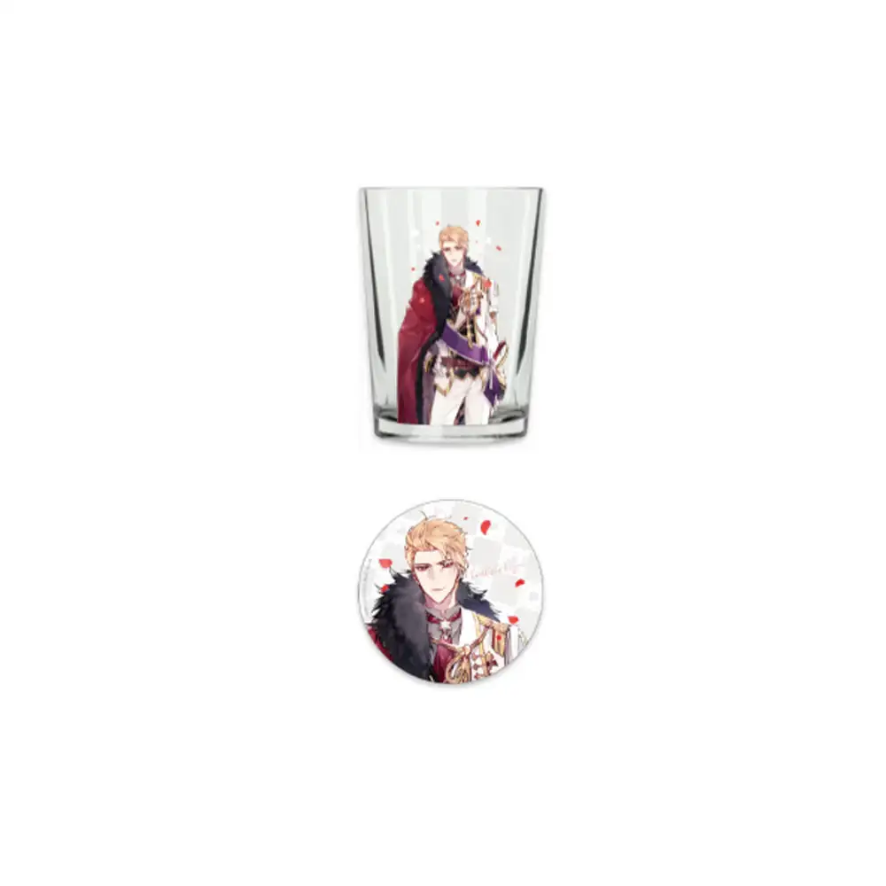 Villains Are Destined to Die Popup Store - Glass Cup & Coaster Set - Image 3