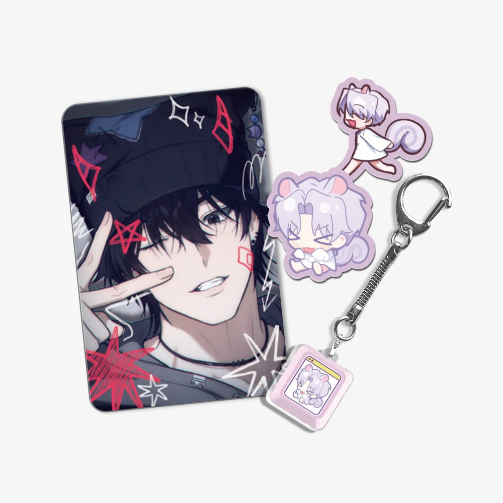 Virtual Strangers - Keycap Keyring Set