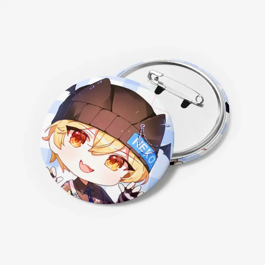 Vvispeace - Bis 100th Day Commemorative SD Pin Button - Image 2