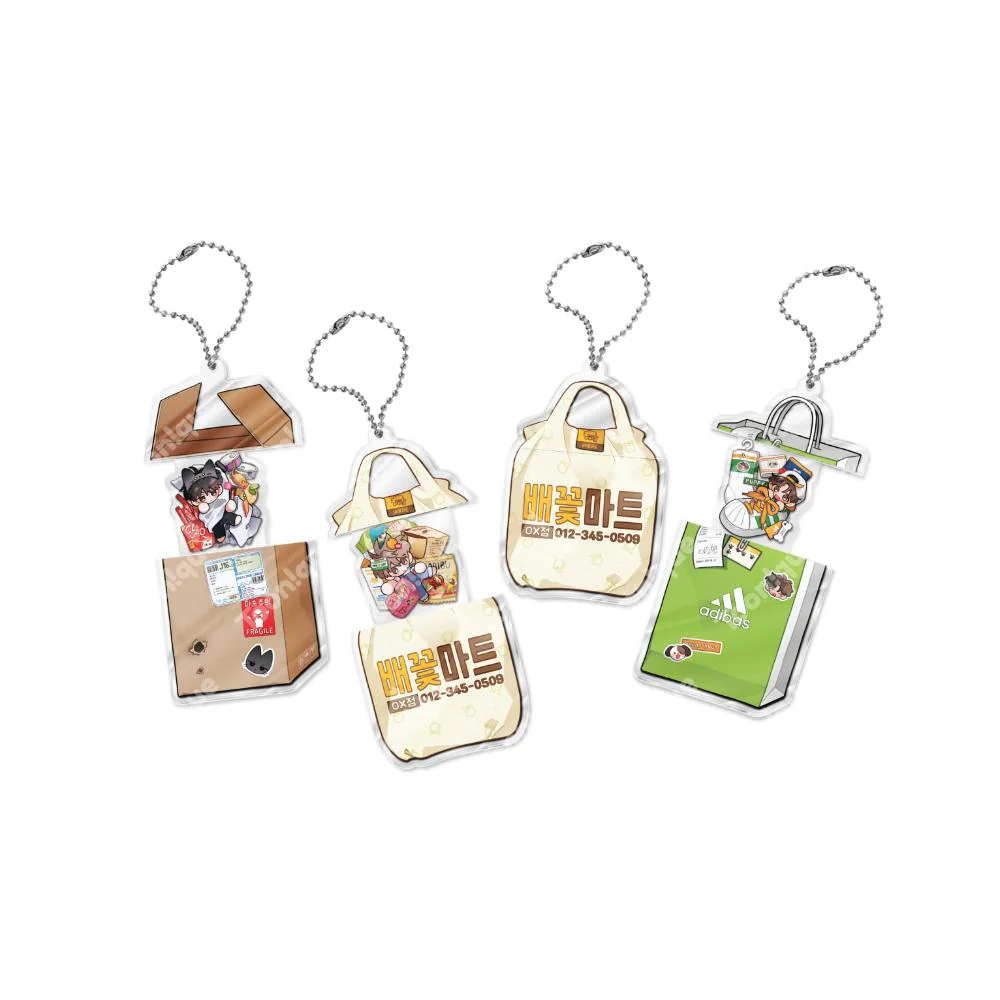 When Pear Blossoms Bloom X Toon!que - Pull-up Acrylic Keyring - Image 2