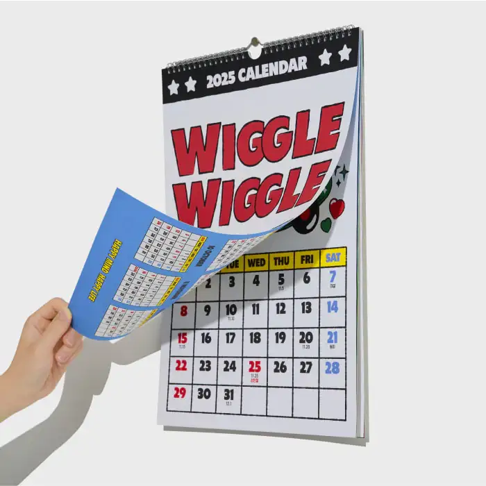 Wiggle Wiggle - 2025 Wall Calendar - Image 4