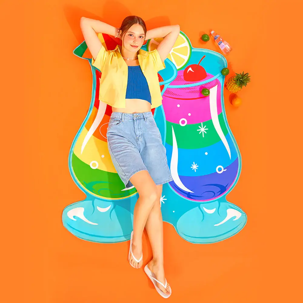 Wiggle Wiggle - Big Size Beach Towel - Image 8
