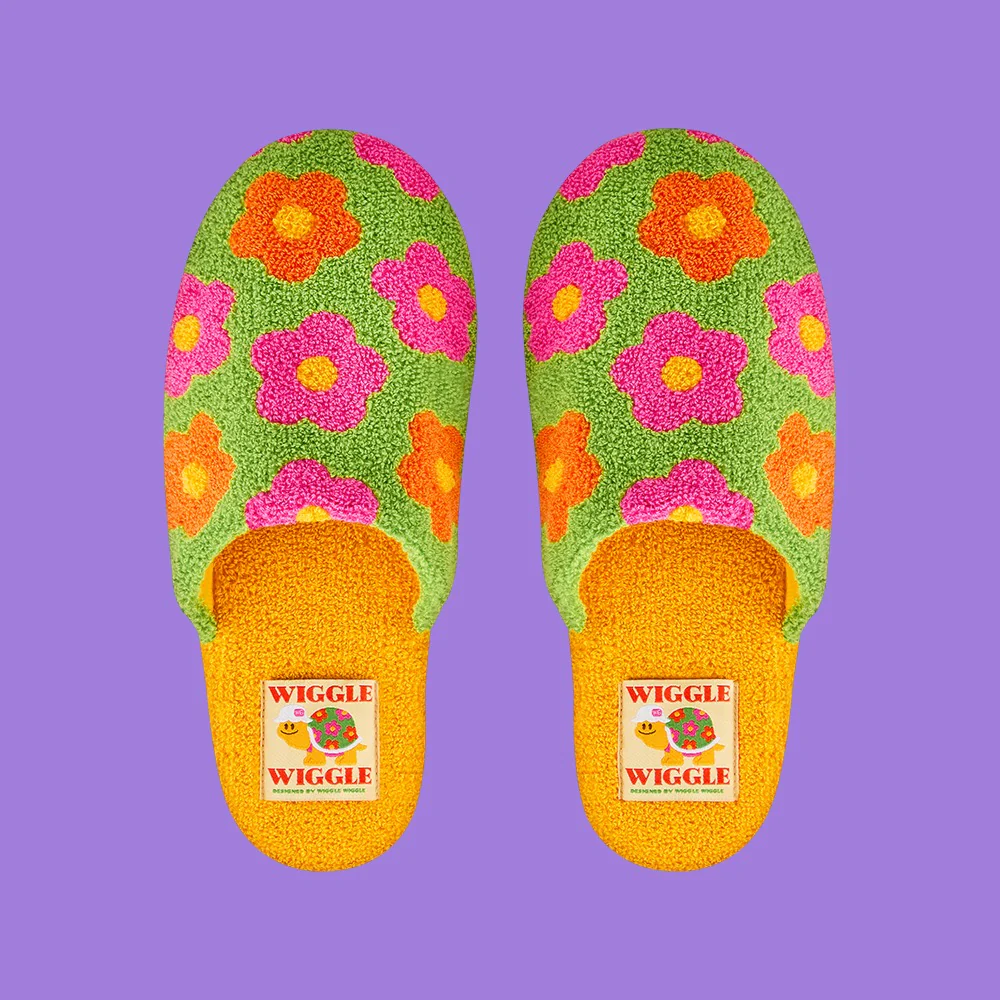Wiggle Wiggle - Calming Turtle Terry Home Slippers - Image 3