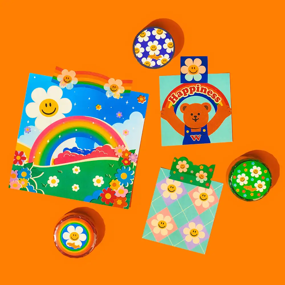 Wiggle Wiggle - Colorful Masking Tape - Image 3