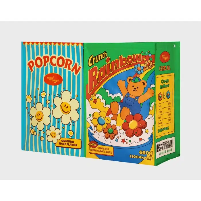 Wiggle Wiggle - Tarpaulin Recycling Bin Set (Cereal & Popcorn) - Image 4