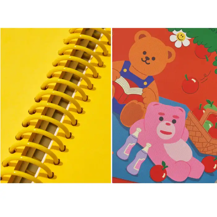 Wiggle Wiggle x Bellygom - Twin Bears Spring Note - Image 6