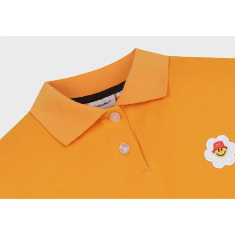 Wiggle Wiggle X Golden Bear - Short Sleeve Polo Crop Shirt - Image 6