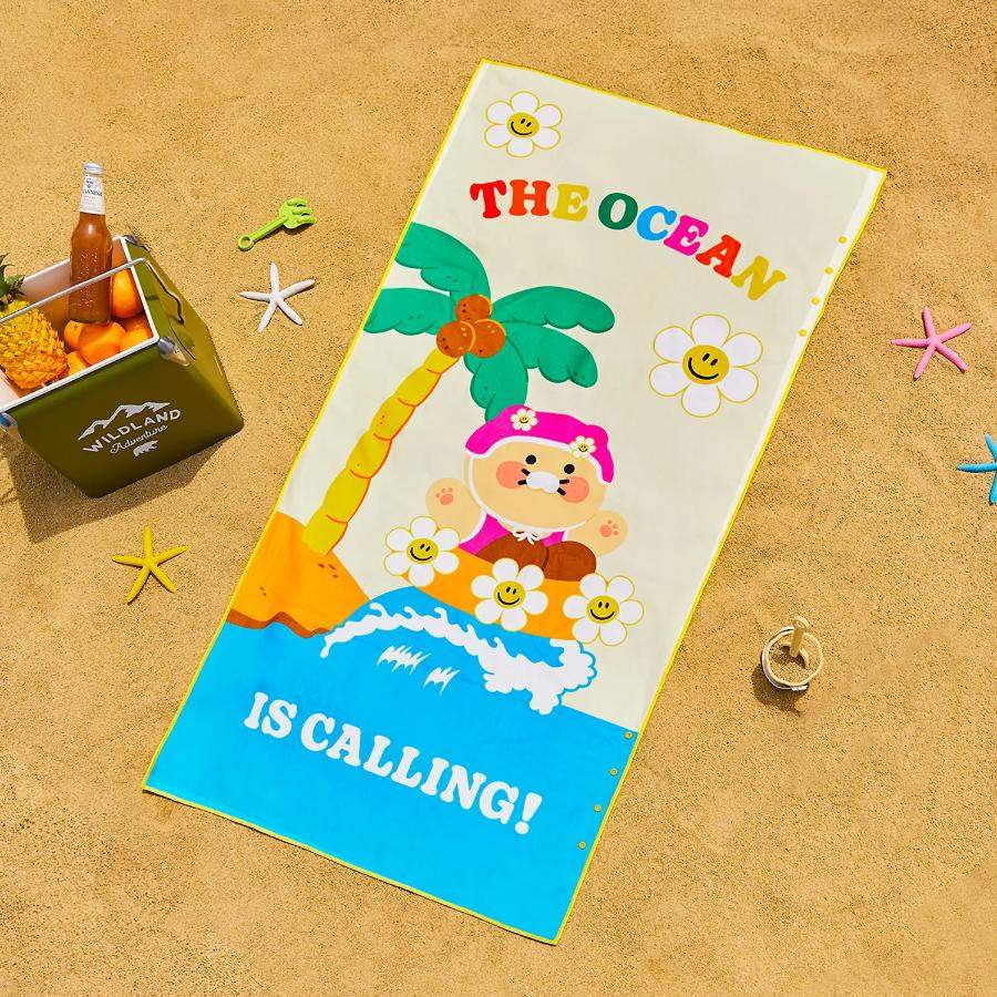 Wiggle Wiggle x Kakao Friends - Choonsik Beach Towel