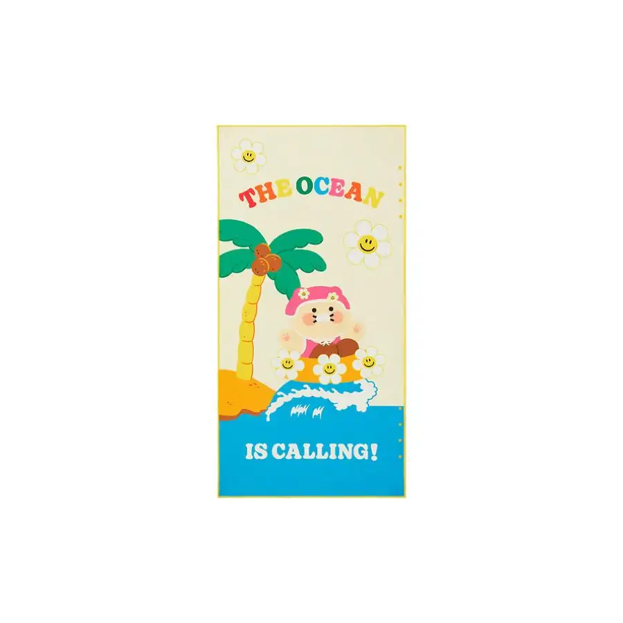 Wiggle Wiggle x Kakao Friends - Choonsik Beach Towel - Image 7