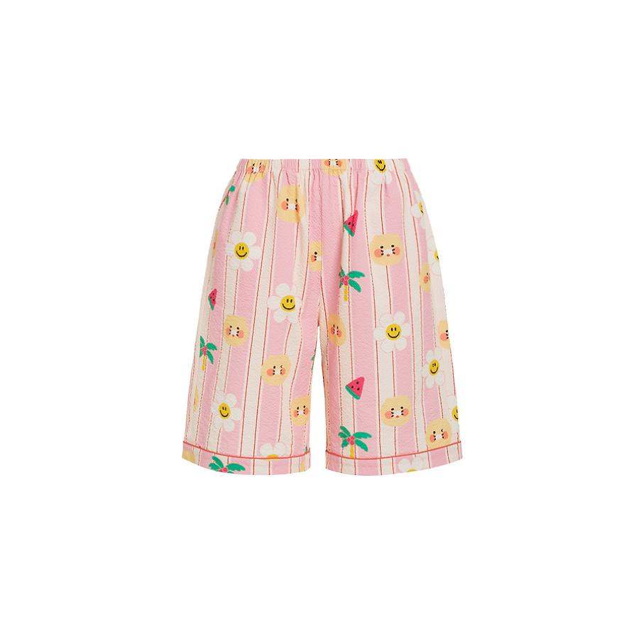 Wiggle Wiggle x Kakao Friends - Choonsik Cooling Pajamas Set (Pink) - Image 15