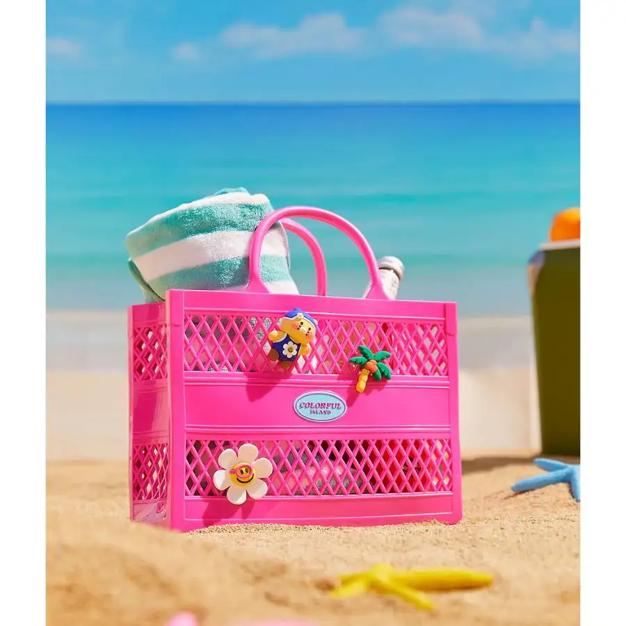 Wiggle Wiggle x Kakao Friends - Choonsik Jelly Bag & Silicone Charm Set - Image 4