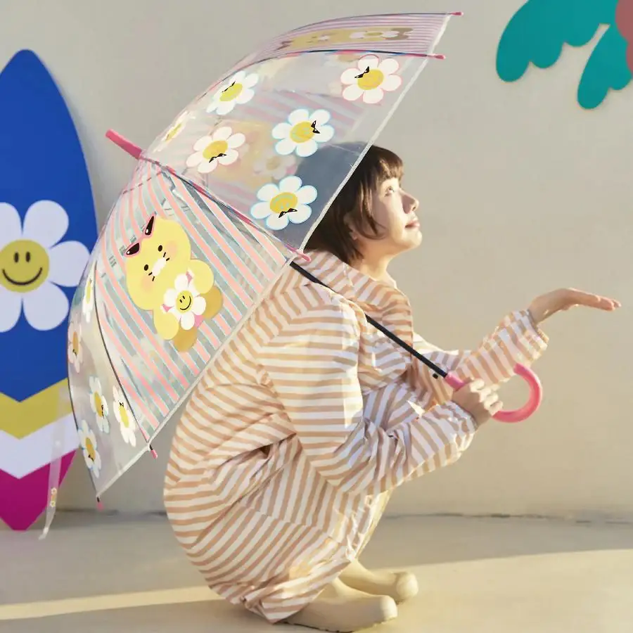 Wiggle Wiggle x Kakao Friends - Choonsik Transparent Umbrella - Image 2