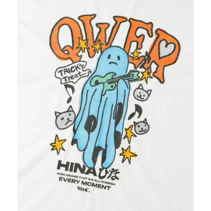 WMC x QWER Hina - Ghost Short Sleeve T-Shirt - Image 7