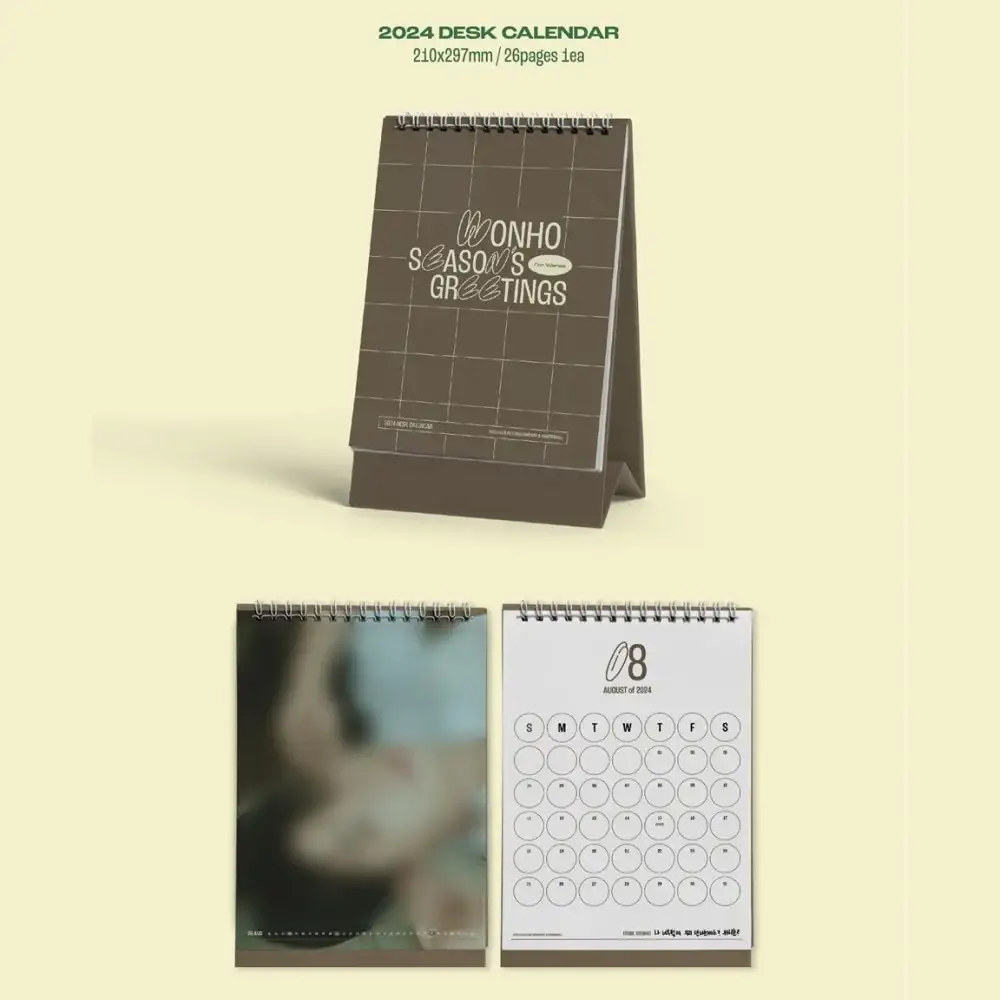 WONHO - Travel In 2023 / Vacation In 2024 : 2023 & 2024 Season's Greetings - Image 6
