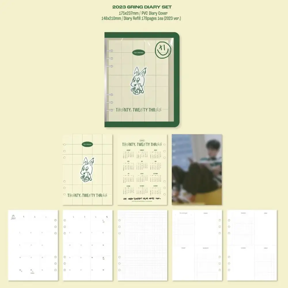 WONHO - Travel In 2023 / Vacation In 2024 : 2023 & 2024 Season's Greetings - Image 7