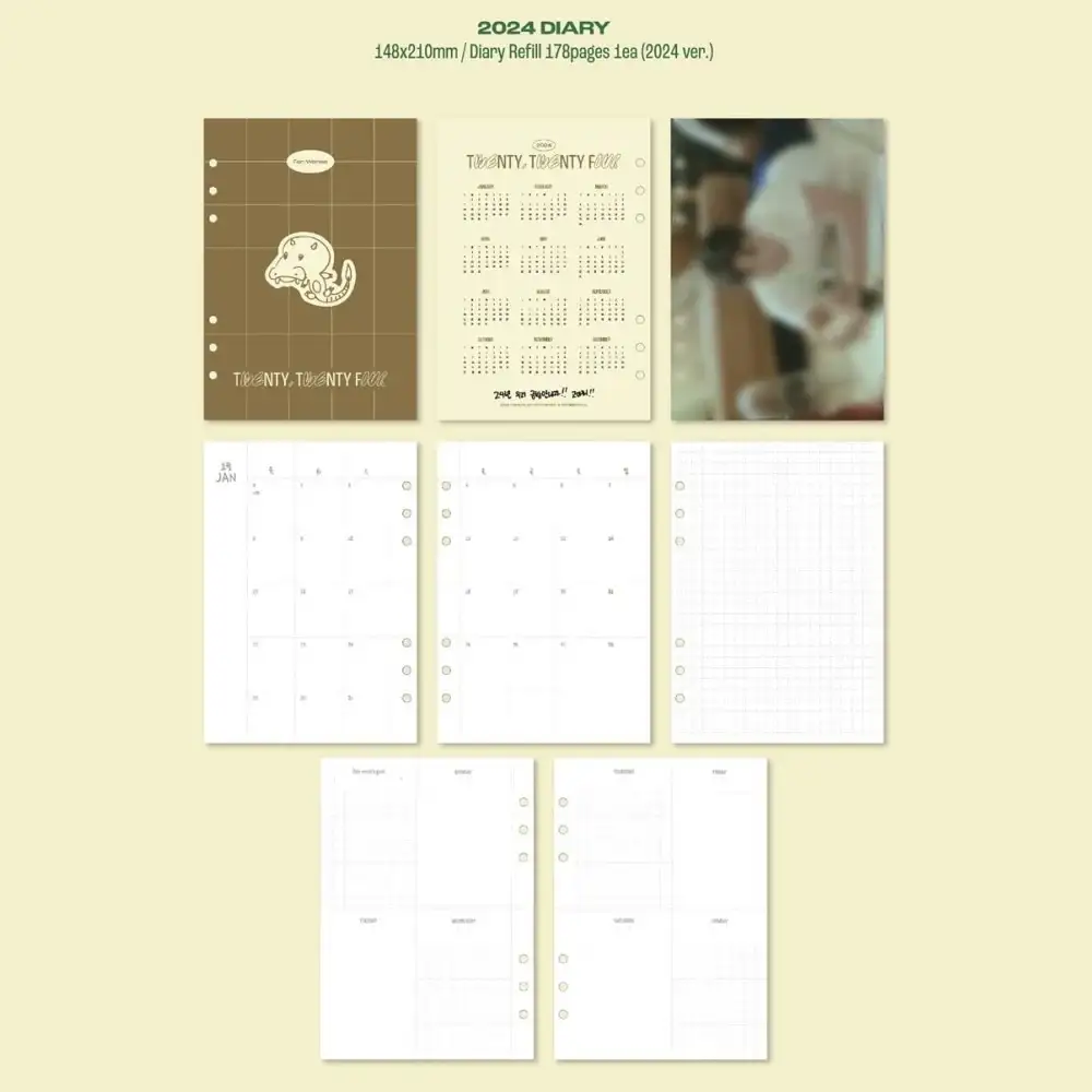 WONHO - Travel In 2023 / Vacation In 2024 : 2023 & 2024 Season's Greetings - Image 8