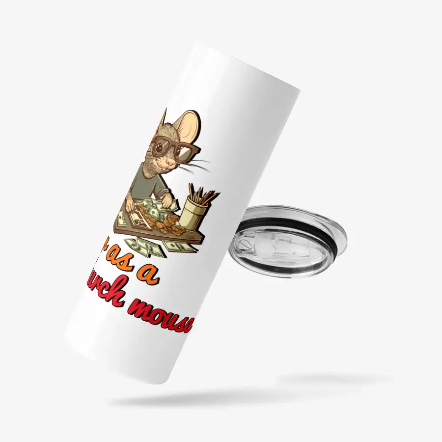 Woori Doori - Rat with Flowers Tumbler - Image 2