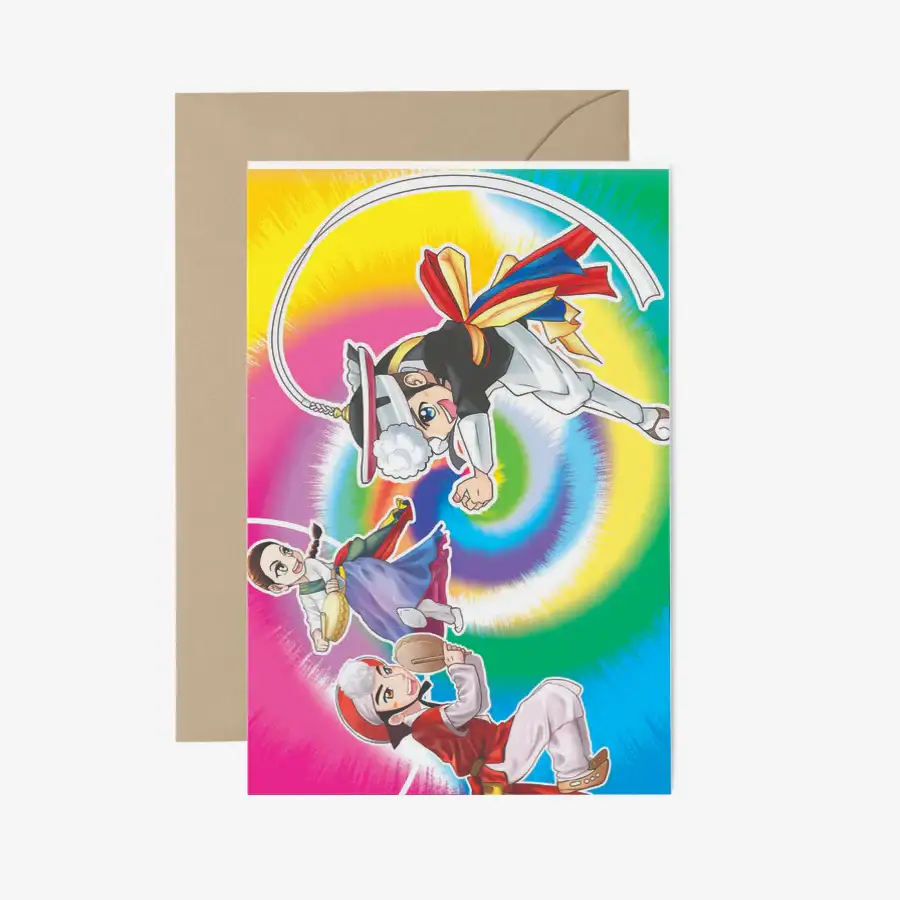 Yoyoshushu - Samulnori Postcard & Envelope Set - Image 2