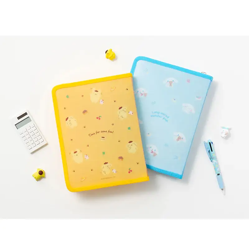 Yudaeng - A5 - Sanrio Translucent Zipper 6 Holes Diary Binder Zipper Bag Set - Image 5