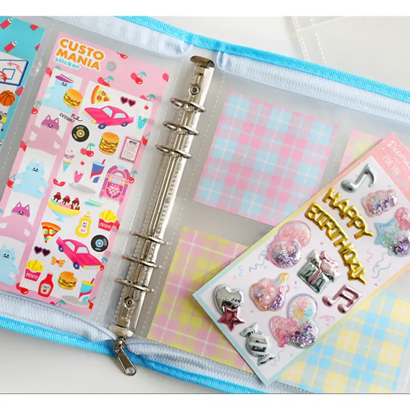 Yudaeng - Wide A5 - Translucent Zipper Square Cover Binder - Image 3